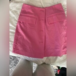 10 Crosby Derek Lam Vibrant Pink Mini Skirt
